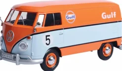 Motormax - Gulf Livery Volkswagen Type 2 (T1) Bus Gulf Collection 1/24th Die-Cast Vehicle Replica