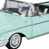 Motormax - Light Green 1957 Chevy Bel Air (Convertible) Timeless Legends Collection 1/18th Scale Die-Cast Vehicle Replica