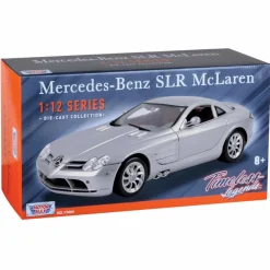 Motormax - Mercedes-Benz SLR McLaren Timeless Legends Collection 1/12th Scale Die-Cast Vehicle Replica (Closed Box Packaging)