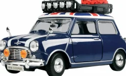 Motormax - Morris Mini Cooper with Roof Rack Mini Cooper Collection 1/18th Scale Die-Cast Vehicle Replica