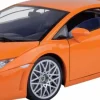Motormax - Orange Lamborghini LP560-4 Timeless Legends Collection 1/18th Scale Die-Cast Vehicle Replica