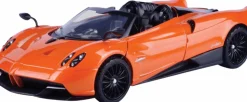 Motormax - Orange Pagani Huayra Roadster Timeless Legends Collection 1/24th Scale Die-Cast Vehicle Replica