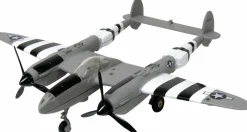 Motormax - P-38 Lightning Heavy Fighter Plane Sky Wings Collection 1/60th Scale Die-Cast Vehicle Replica
