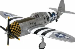 Motormax - P-47 Thunderbolt Fighter Plane Sky Wings Collection 1/48th Scale Die-Cast Vehicle Replica