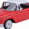 Motormax - Red 1957 Chevy Bel Air Timeless Legends Collection 1/24th Scale Die-Cast Vehicle Replica