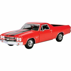 Motormax - Red 1970 Chevy El Camino Timeless Legends Collection 1/24th Scale Die-Cast Vehicle Replica