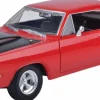 Motormax - Red 1969 Dodge Coronet Super Bee Timeless Legends Collection 1/24th Scale Die-Cast Vehicle Replica