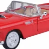 Motormax - Red 1956 Ford Thunderbird (Convertible) Timeless Legends Collection 1/24th Scale Die-Cast Vehicle Replica