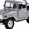 Motormax - Toyota Land Cruiser FJ 40 (Convertible) Platinum Collection 1/24th Scale Die-Cast Vehicle Replica