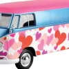 Motormax - Volkswagen Type 2 (T1) Bus (Love Decal) Volkswagen Collection 1/24th Scale Die-Cast Vehicle Replica