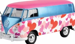 Motormax - Volkswagen Type 2 (T1) Bus (Love Decal) Volkswagen Collection 1/24th Scale Die-Cast Vehicle Replica