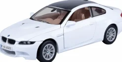 Motormax - White 2008 BMW M3 Coupe Timeless Legends Collection 1/24th Scale Die-Cast Vehicle Replica