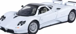 Motormax - White Pagani Zonda C12 Timeless Legends Collection 1/24th Scale Die-Cast Vehicle Replica