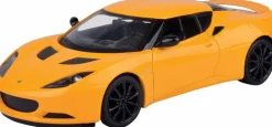 Motormax - Yellow Lotus Evora S Timeless Legends Collection 1/24th Scale Die-Cast Vehicle Replica