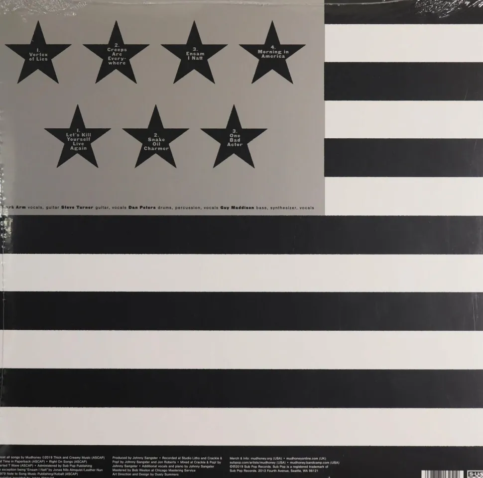 Mudhoney - Morning In America LP Vinyl Record (Loser Edition White with Black Splatter Vinyl)