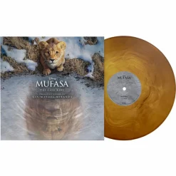 Mufasa: The Lion King Original Motion Picture Soundtrack by Lin-Manuel Miranda LP Vinyl Record (Brown & Gold Swirl Coloured Vinyl)