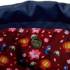 Mulan (1998) - Mulan Castle 7” Faux Leather Cinch Sack Crossbody Bag