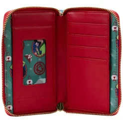 Mulan (1998) - Scenes 4” Faux Leather Zip-Around Wallet