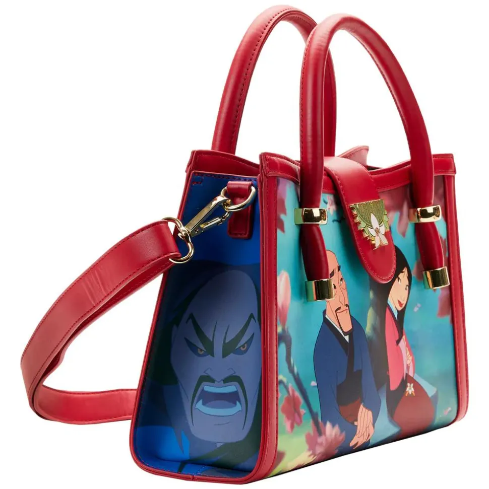 Mulan (1998) - Scenes 7” Faux Leather Crossbody Bag