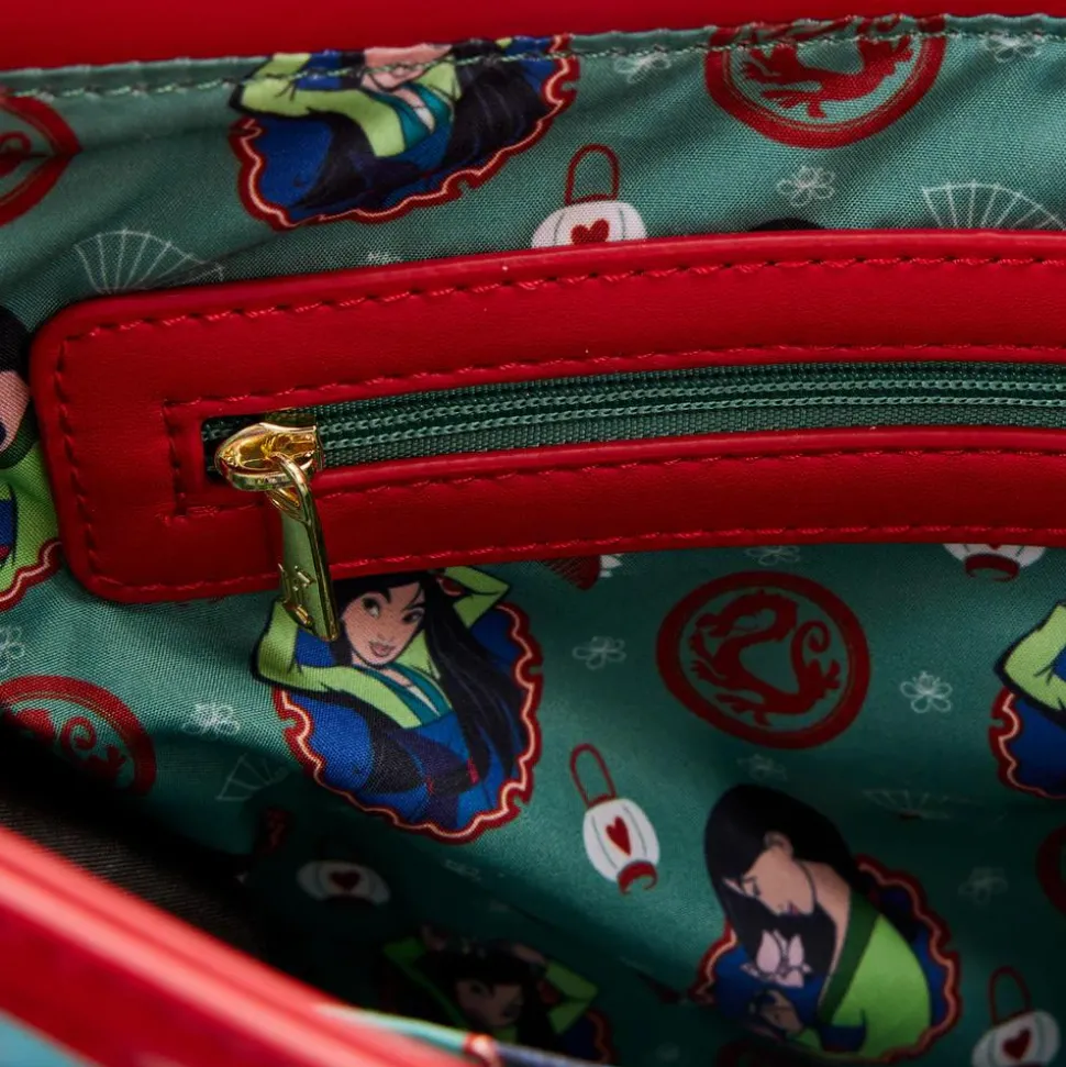 Mulan (1998) - Scenes 7” Faux Leather Crossbody Bag