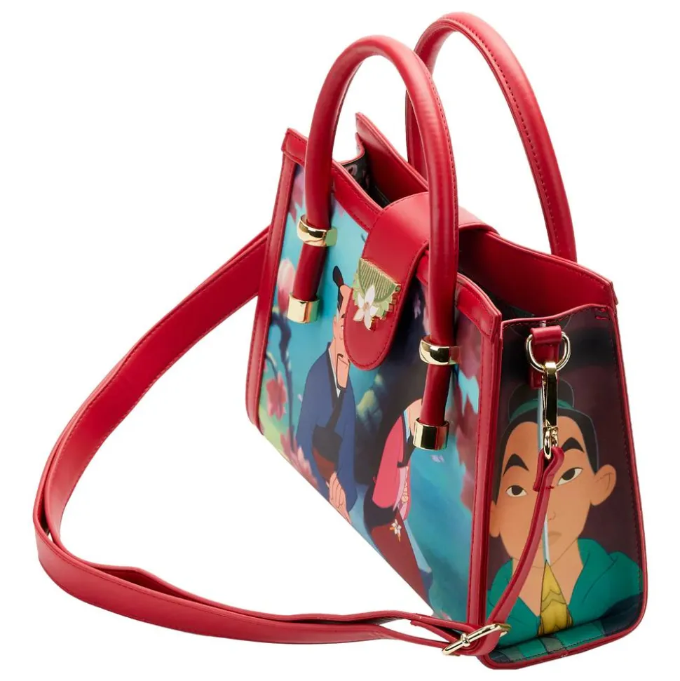 Mulan (1998) - Scenes 7” Faux Leather Crossbody Bag