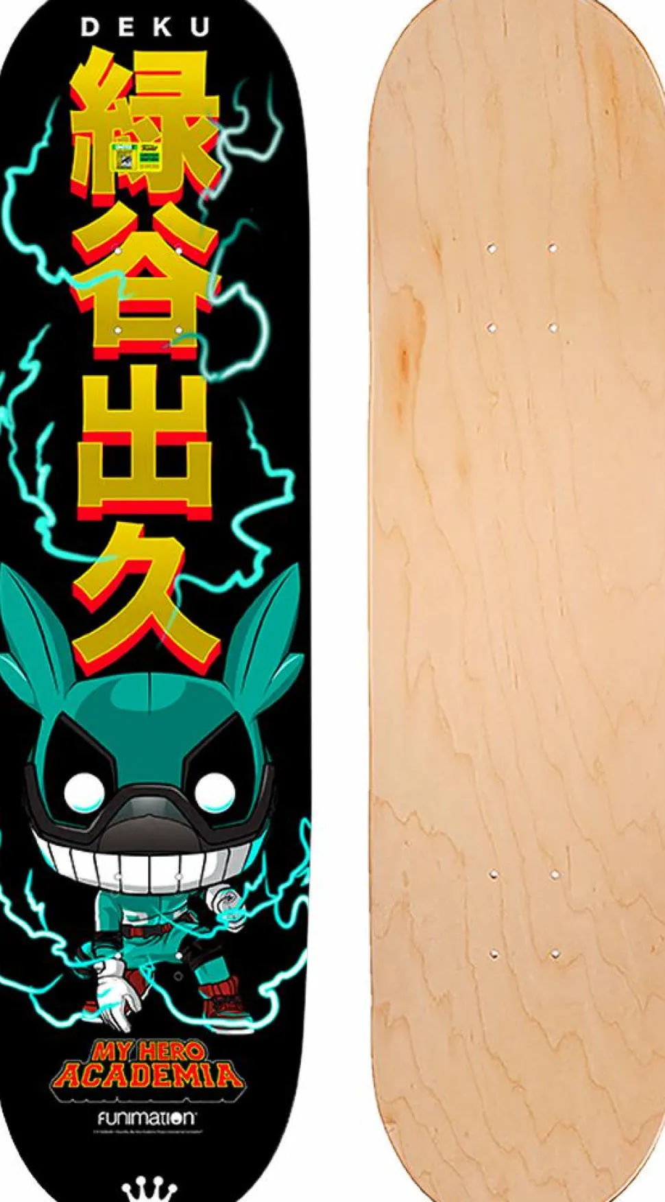 My Hero Academia - Deku Funko Skateboard Deck (2022 Summer Convention Exclusive) (Popcultcha Exclusive)