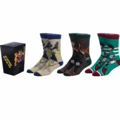 My Hero Academia - Deku, Katsuki & Tenya Crew Socks 3-Pack