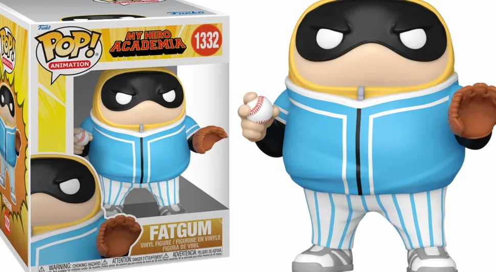 My Hero Academia - Fatgum Hero League Baseball 6" Super Size Pop! Vinyl Figure