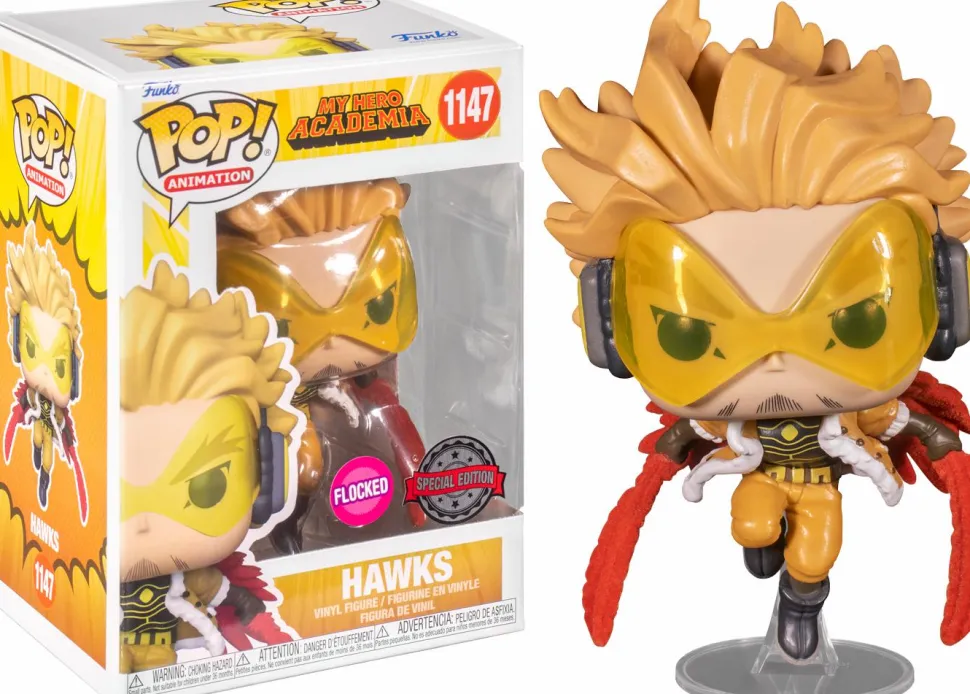 My Hero Academia - Hawks Flocked Pop! Vinyl Figure