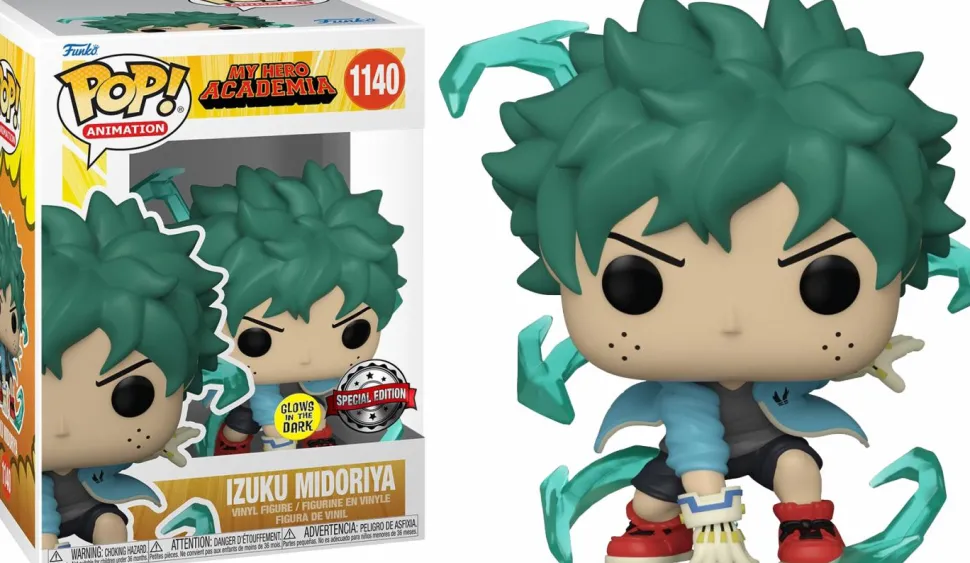 My Hero Academia - Izuku Midoriya (Deku) with Gloves Glow in the Dark Pop! Vinyl Figure