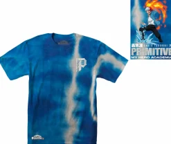 My Hero Academia - MHA x Primitive Flashfreeze Heatwave Tie Dye Blue T-Shirt
