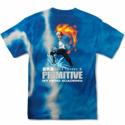 My Hero Academia - MHA x Primitive Flashfreeze Heatwave Tie Dye Blue T-Shirt