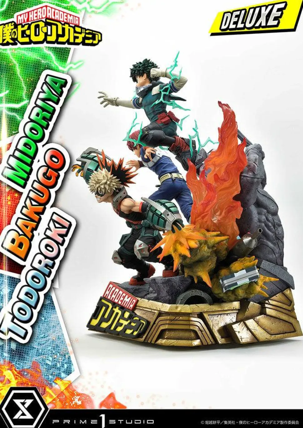 My Hero Academia - Midoriya, Bakugo & Todoroki Deluxe 1/4 Scale Diorama Statue