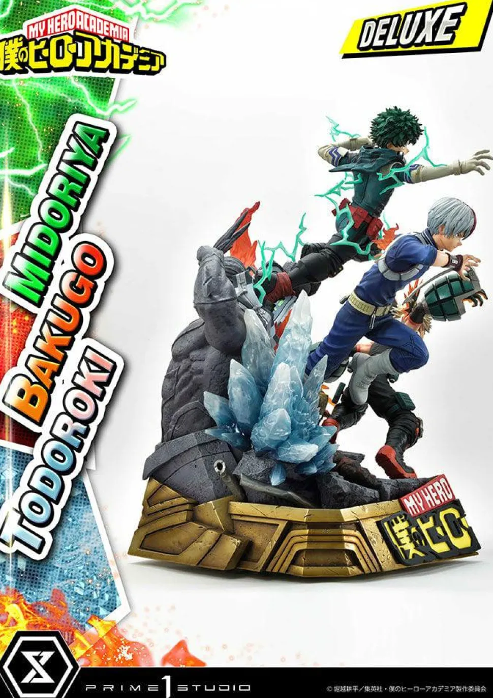 My Hero Academia - Midoriya, Bakugo & Todoroki Deluxe 1/4 Scale Diorama Statue