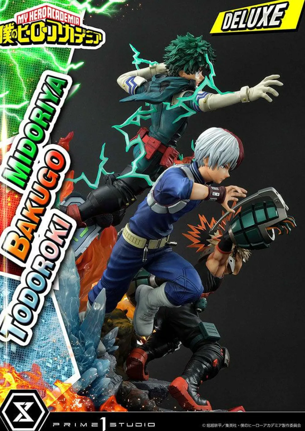 My Hero Academia - Midoriya, Bakugo & Todoroki Deluxe 1/4 Scale Diorama Statue