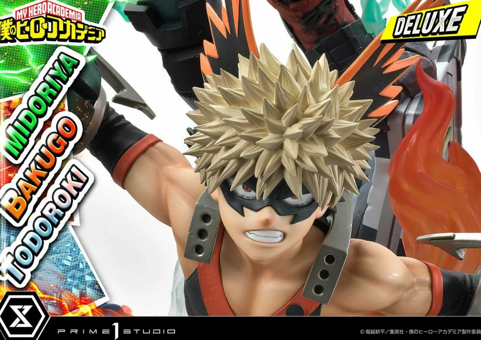 My Hero Academia - Midoriya, Bakugo & Todoroki Deluxe 1/4 Scale Diorama Statue