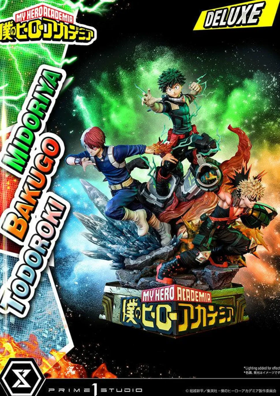 My Hero Academia - Midoriya, Bakugo & Todoroki Deluxe 1/4 Scale Diorama Statue