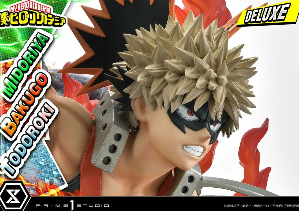 My Hero Academia - Midoriya, Bakugo & Todoroki Deluxe 1/4 Scale Diorama Statue