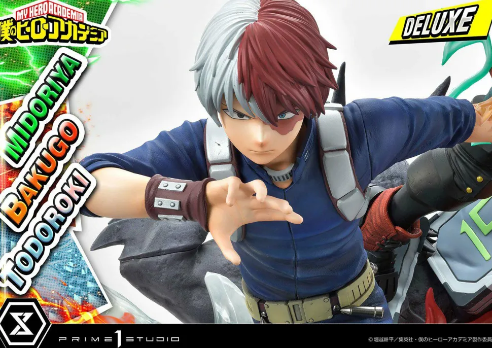 My Hero Academia - Midoriya, Bakugo & Todoroki Deluxe 1/4 Scale Diorama Statue