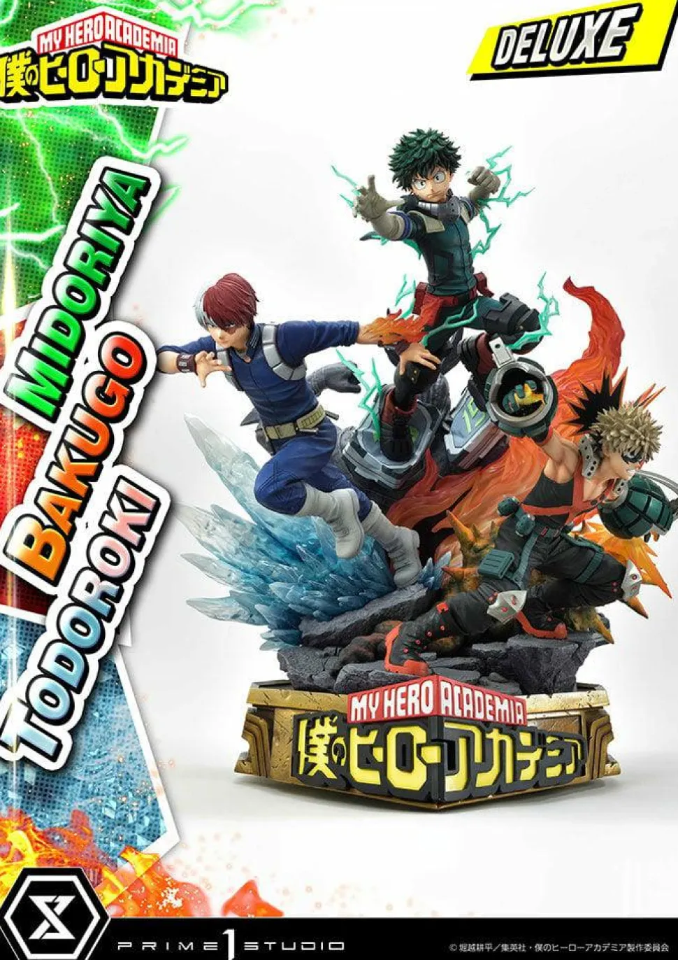 My Hero Academia - Midoriya, Bakugo & Todoroki Deluxe 1/4 Scale Diorama Statue