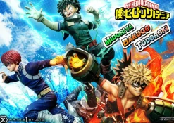 My Hero Academia - Midoriya, Bakugo & Todoroki 1/4 Scale Diorama Statue