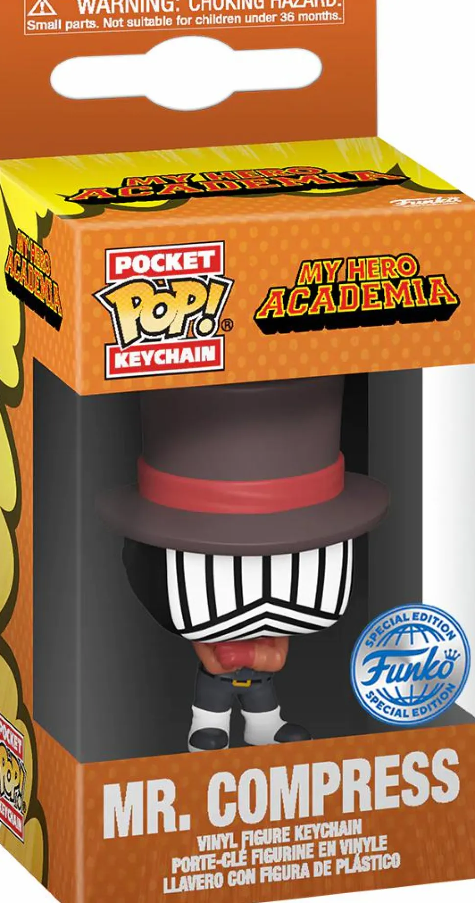 My Hero Academia - Mr. Compress Pocket Pop! Keychain