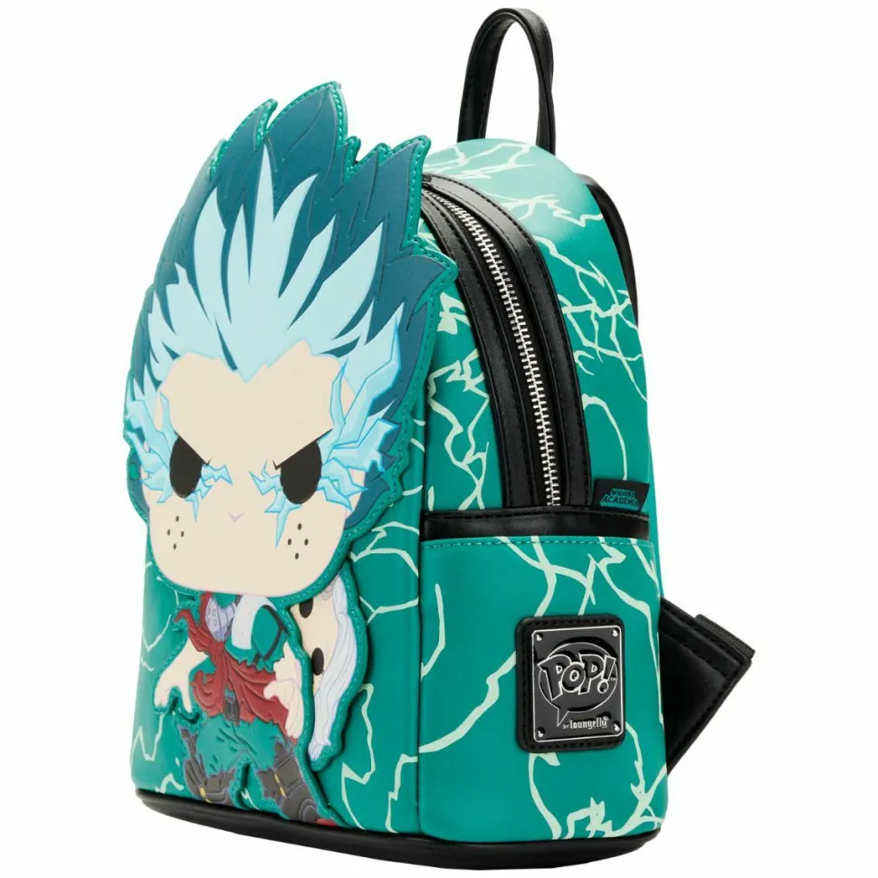 My Hero Academia - Pop! Deku Infinity Cosplay Glow in the Dark 10” Faux Leather Mini Backpack