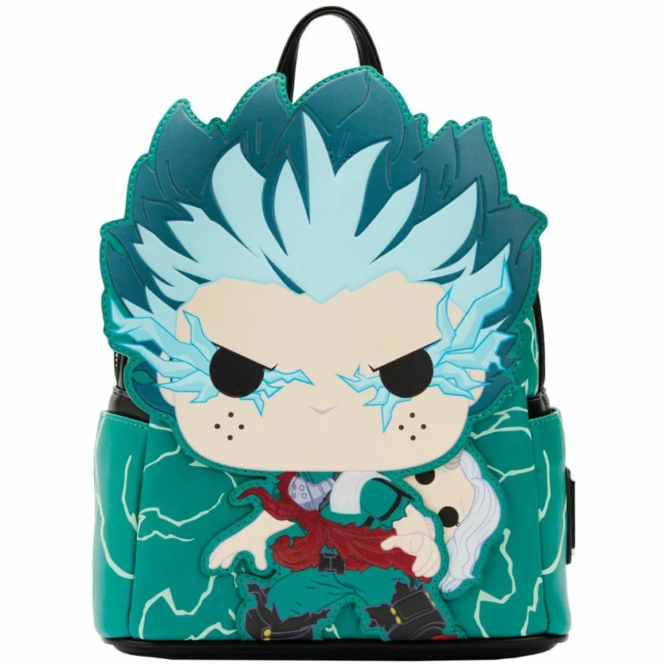 My Hero Academia - Pop! Deku Infinity Cosplay Glow in the Dark 10” Faux Leather Mini Backpack