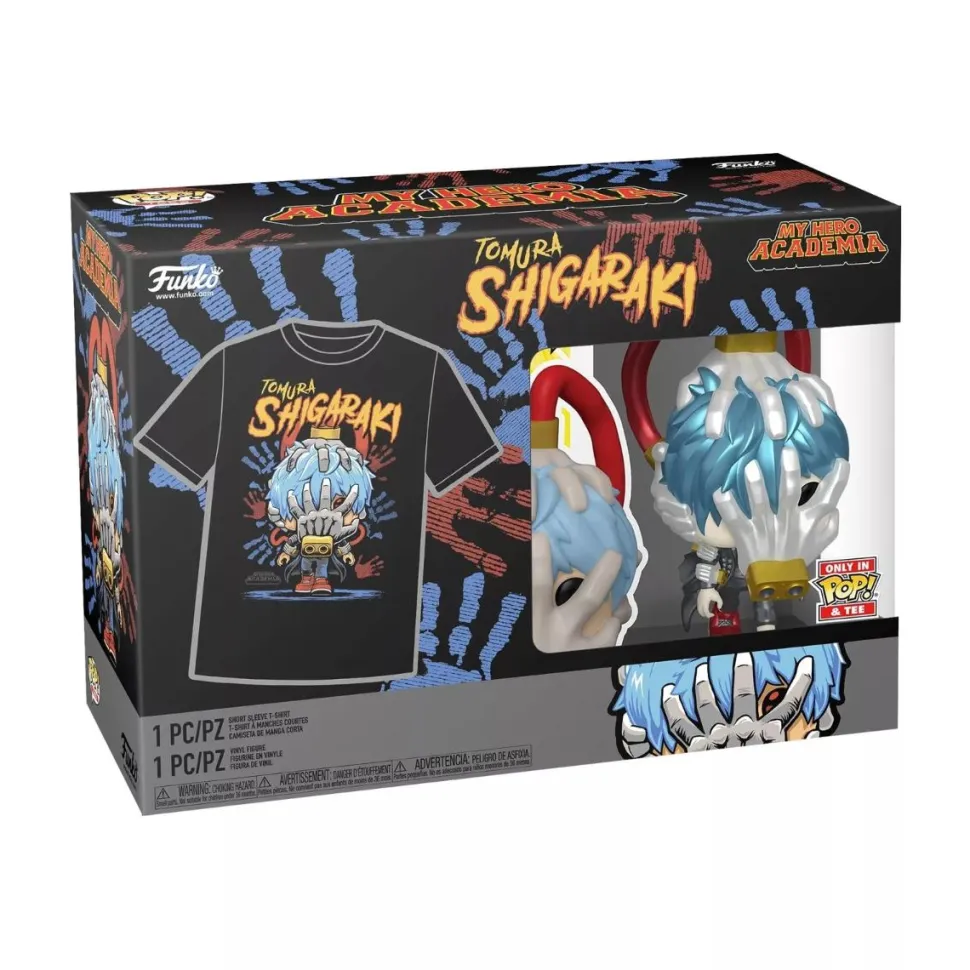 My Hero Academia - Tomura Shigaraki Metallic Pop! Vinyl Figure & T-Shirt Box Set