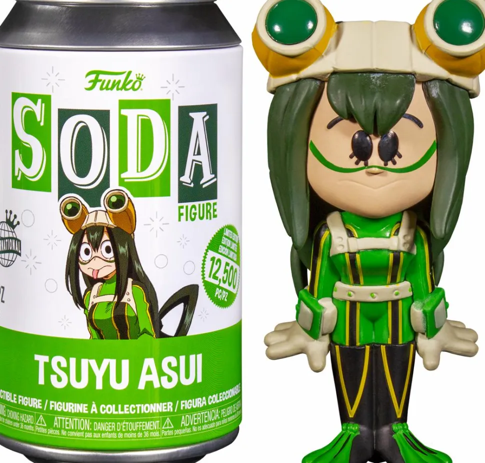 My Hero Academia - Tsuyu Asui SODA Vinyl Figure in Collector Can (International Edition)
