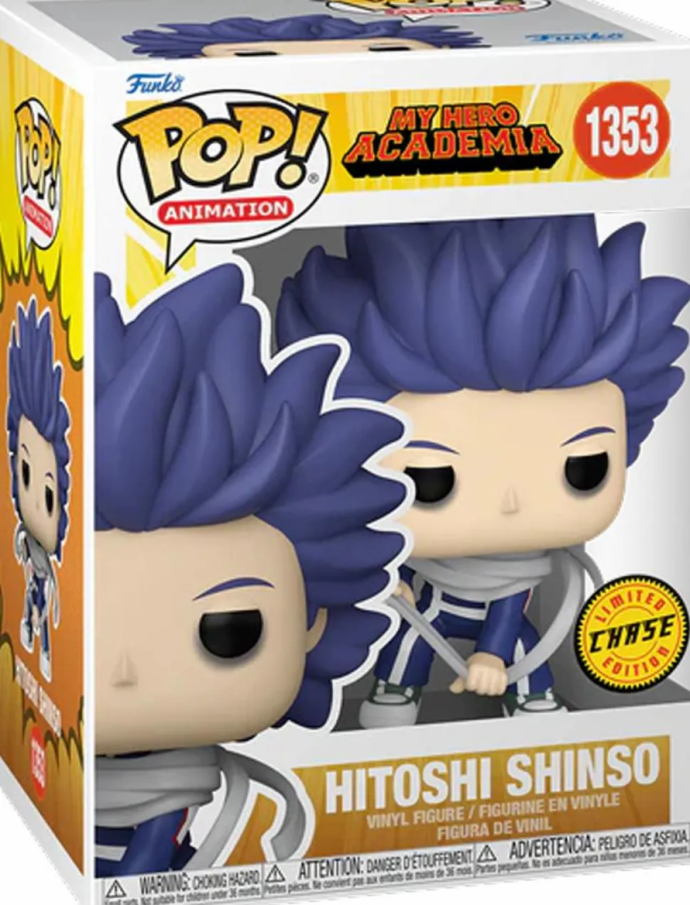 My Hero Academia: Season 5 - Hitoshi Shinso Pop! Vinyl Figure in Acrylic Pop! Protector (Chase Variant)