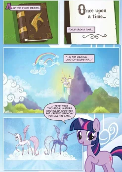 My Little Pony - Volume 01 The Magic Begins Paperback Book