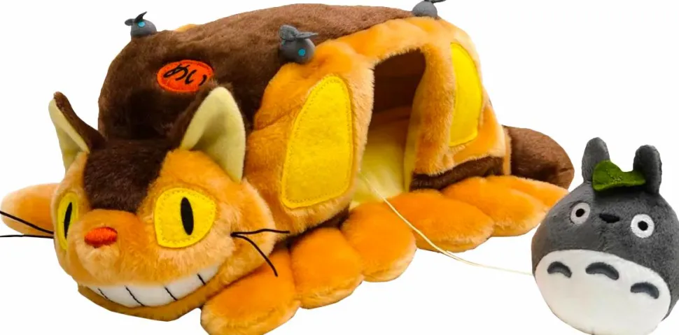 My Neighbor Totoro - Cat Bus with Totoro 13” Plush