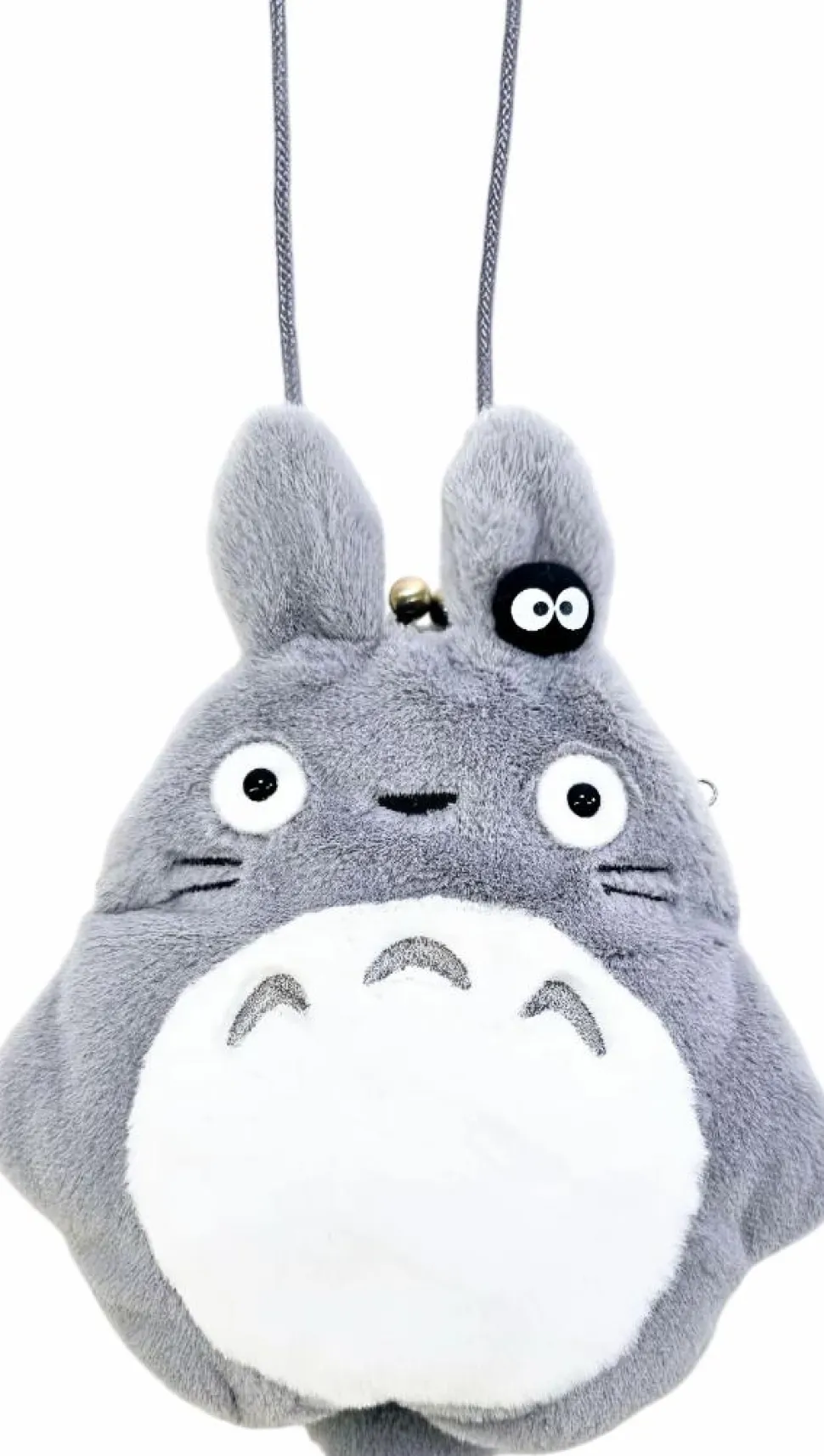My Neighbor Totoro - Grey Totoro Fluffy 6" Plush Coin Purse